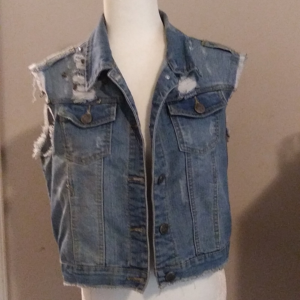 Jane Doe Jean Vest